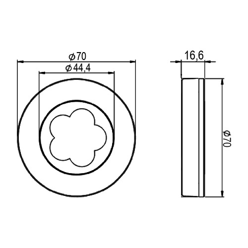 Kampinė jungtis LED juostoms