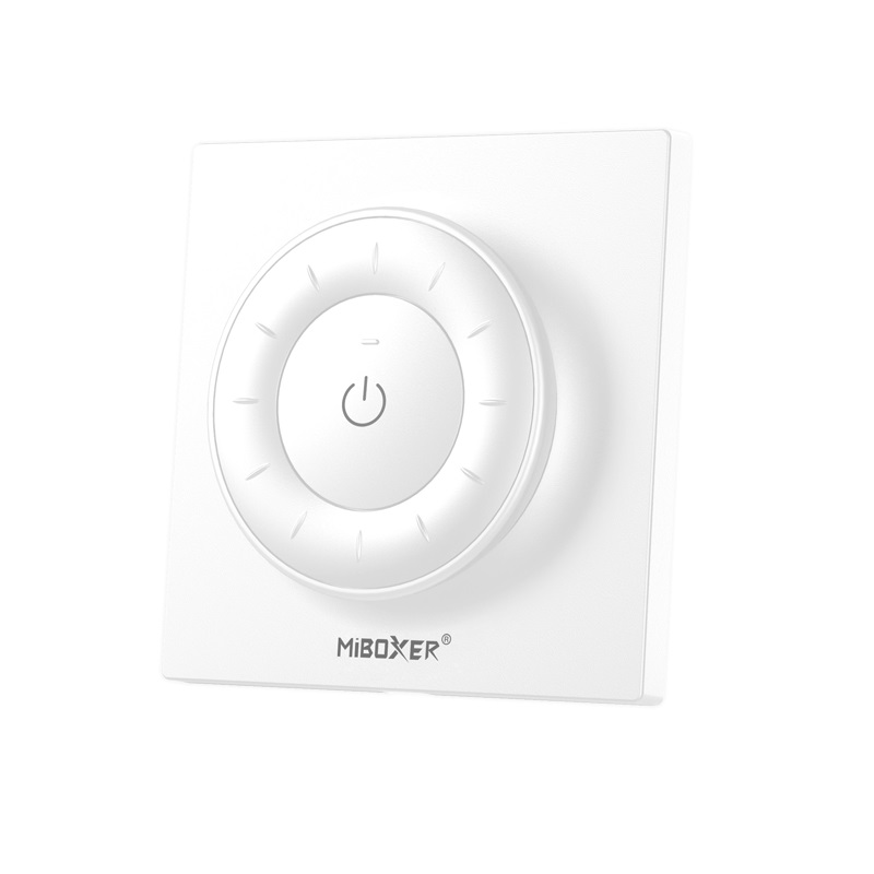 Wall switch for 1-zone single and CCT color LED strip (ECO)