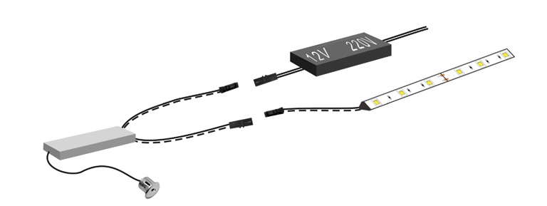 Hand movement sensor switch (surface)