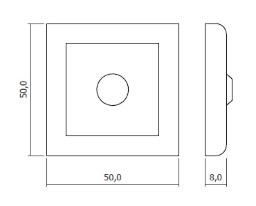 Touch dimmer sensor switch (surface)