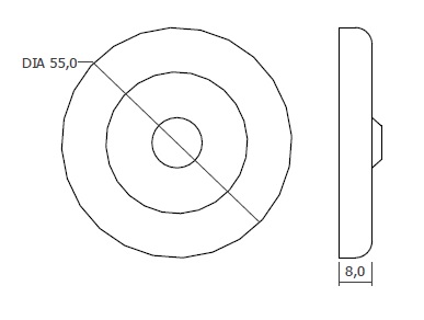 PIR motion sensor switch (surface)